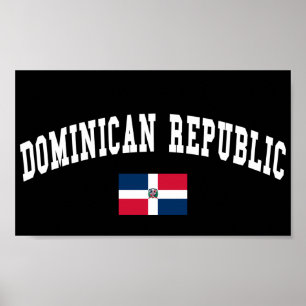 Poster Style République Dominicaine