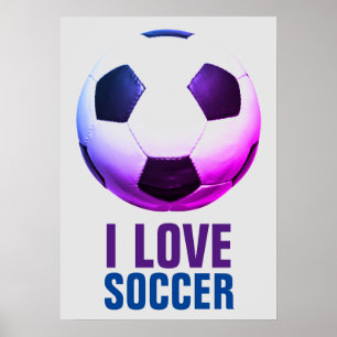 Poster Style Rétro Pop Art Basketball Motivational Soccer