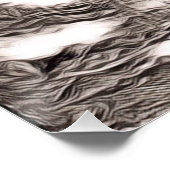 Poster style rustique - jaguar (Coin)