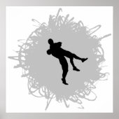 Poster Style Scribble de lutte (Devant)