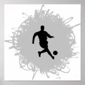 Poster Style Soccer Scribble (Devant)