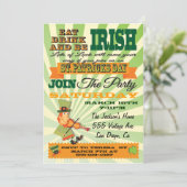 Poster Style St. Patrick's Day Party Invitation (Debout devant)