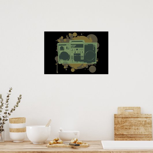 Poster Style stéréo (Cuisine)