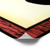 Poster Style Suzani Motif Floral Décoratif (Coin)