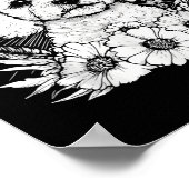 Poster Style tatouage Poodé Lover Retro Chien _1 (Coin)