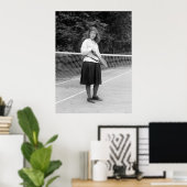 Poster Style tennis des années 1920 (Bureau à domicile)