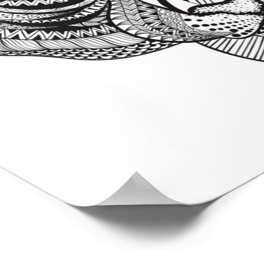 Poster Style Tiger 2 (Coin)