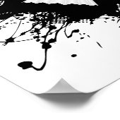 Poster Style urbain de Badminton (Coin)