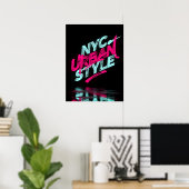 Poster Style Urbain NYC (Bureau à domicile)