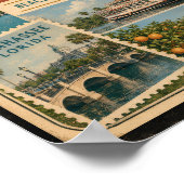 Poster Style Vintage Authentique de Floride (Coin)