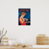 Poster Style Vintage du café, ajouter du texte (Cuisine)