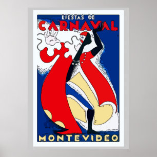 Poster Style Vintage du carnaval