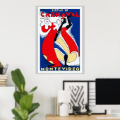 Poster Style Vintage du carnaval (Bureau à domicile)