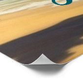 Poster Style vintage Hawaiian Travel Honolulu Mid-Pacific (Coin)