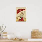 Poster Style Vintage Sangria Time, ajouter du texte (Cuisine)