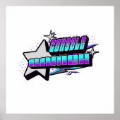 POSTER STYLE Y2K DE CONSOLE GAMER (Devant)