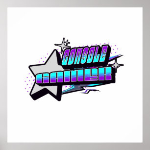 POSTER STYLE Y2K DE CONSOLE GAMER