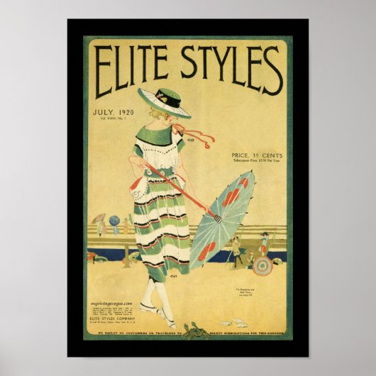 Poster Styles d'élite 1920 (Devant)