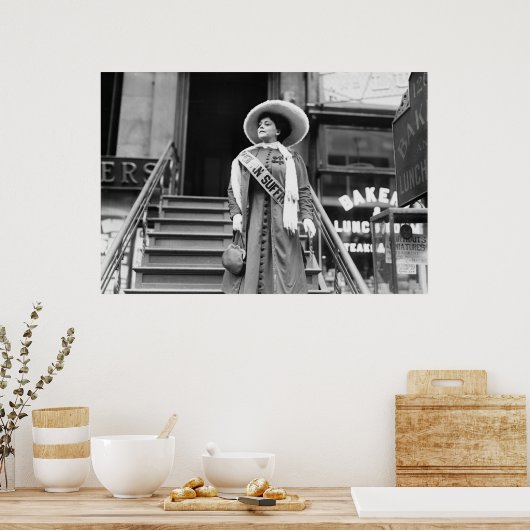 Poster Stylin' Suffragette : 1908 (Cuisine)