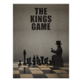 Poster Stylish Chess "The Kings Game" (Devant)