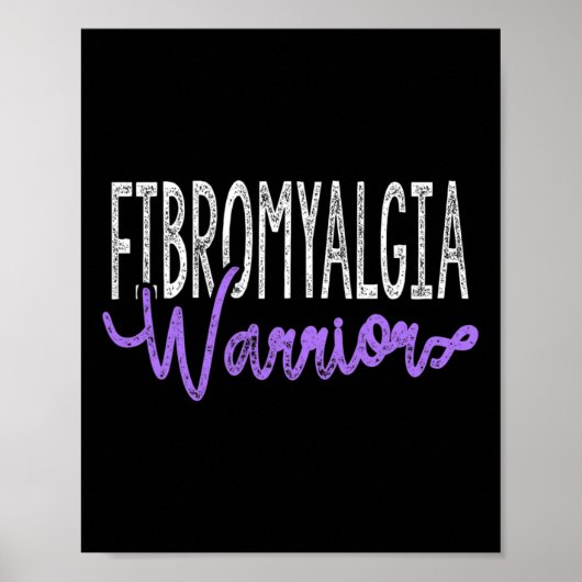 Poster Stylish Fibromyalgia Warrior (Devant)