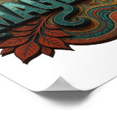 Poster Stylish Teal IMAGINE (Coin)