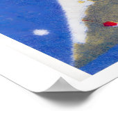 Poster Stylized Christmas Tree Mid-Century Matchbox Label (Coin)