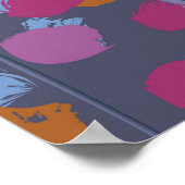 Poster Stylized floral seamless pattern. Vintage imitatio (Coin)