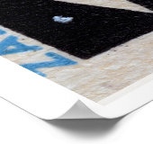 Poster Stylized Folk Dancer Czechoslovakia 1960s-70s (Coin)