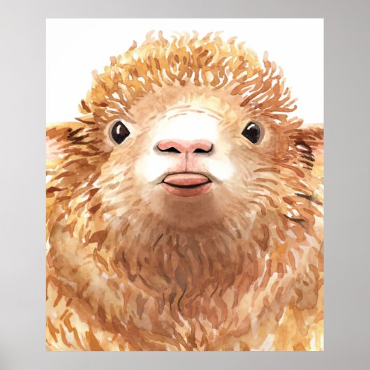 Poster Stylized Sheep | Gitfs for Child (Devant)