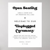 Poster Stylo rétro Open siège Unplugged (Devant)