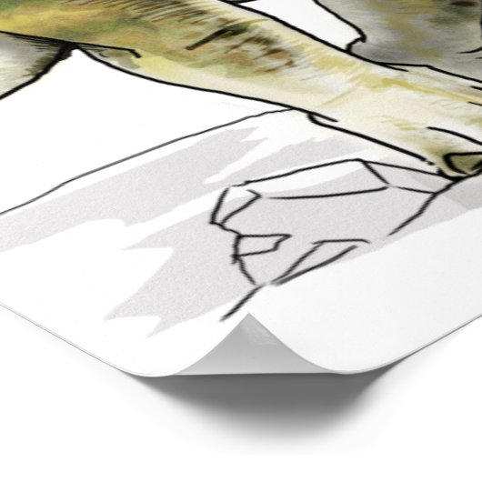 Poster Styracosaurus - Dinosaure crétois (Coin)