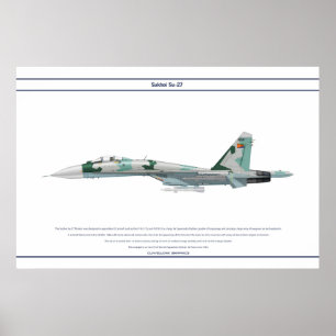 Poster Su-27 l'Érythrée 1