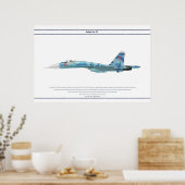 Poster Su-27 Russie 3 (Cuisine)