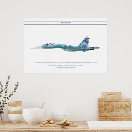 Poster Su-27 Russie 3 (Cuisine)