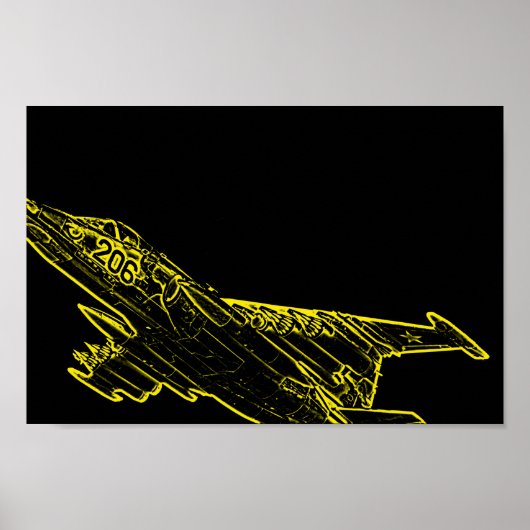 Poster SU Soviet Frogfoot Plane Sketch (Devant)