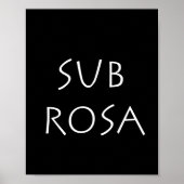 Poster Sub Rosa (Devant)