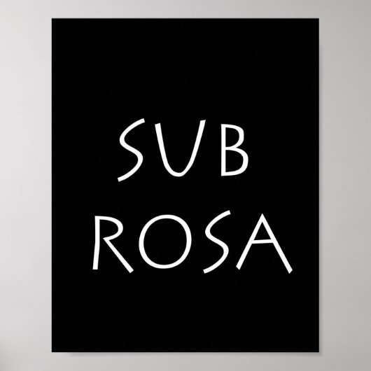 Poster Sub Rosa (Devant)
