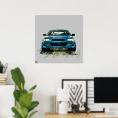Poster Subaru. (Bureau à domicile)