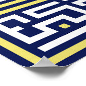 Poster Subhanallah, Alhamdulillah, Allah akbar en kufic S (Coin)