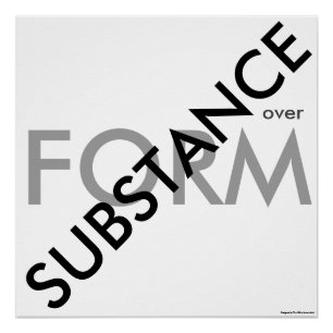 Poster "Substance sur formulaire"