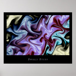Poster Substance tourbillonnante
