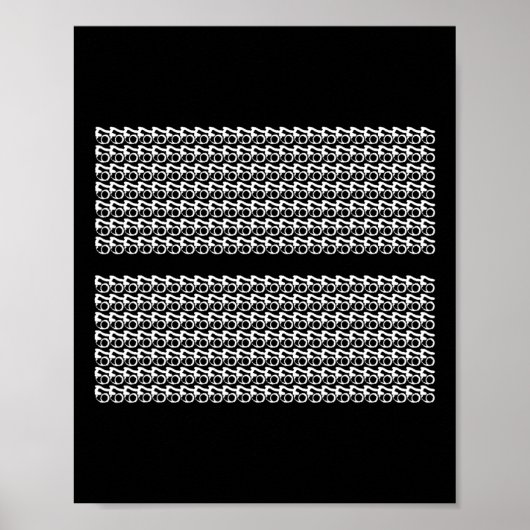 Poster Subtil 67 Six Seven Brainrot Message Caché Gen Al (Devant)