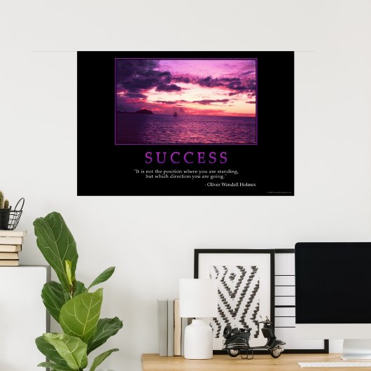 Poster Succès (Bureau à domicile)
