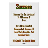 Poster Succès (Devant)