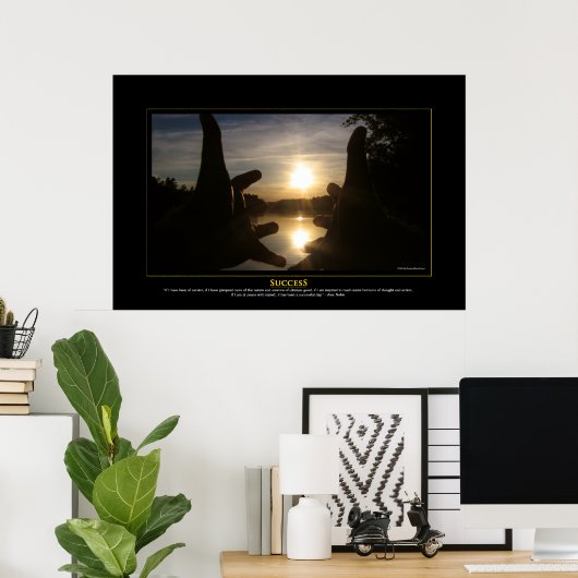 Poster Succès (Bureau à domicile)