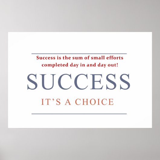 Poster Succès (Devant)