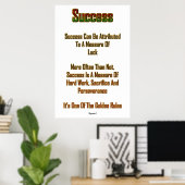 Poster Succès (Bureau à domicile)