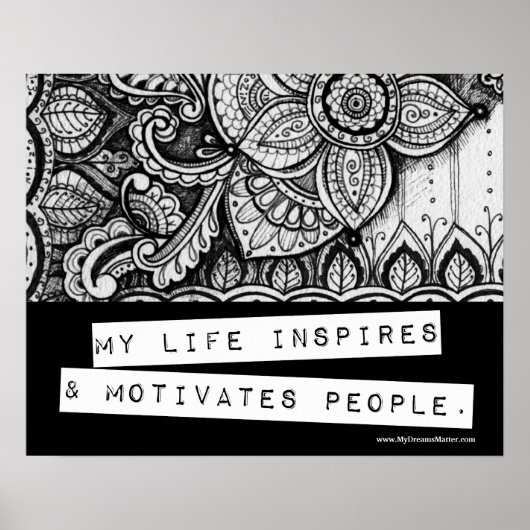 Poster Succès de l'affirmation positive Ambition Leader B (Devant)