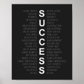 Poster Succès | Devis motivationnel (Devant)